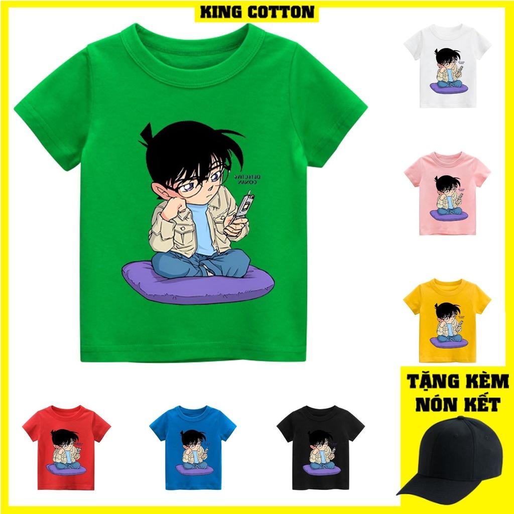 Áo thun trẻ em CONAN 2 , 8 màu áo, đầy đủ size có big size, MÀU KHÁC NHẮN TIN SHOP