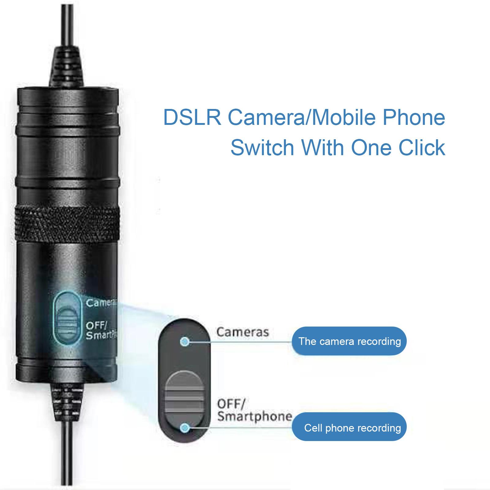 Micrô Clip-On M1 Điện thoại / Máy ảnh / Máy tính xách tay / Phát trực tiếp / Điều khiển bằng giọng nói / Vlog / Quay video Giảm nhiễu