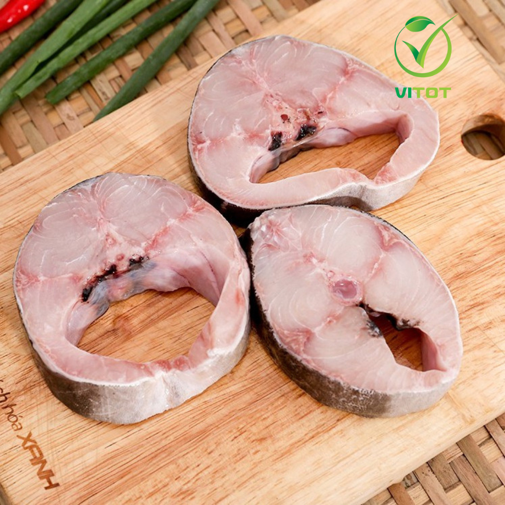 - CÁ BỚP TƯƠI CẮT KHÚc VITOT FOOD TRỌNG LƯỢNG 500GR