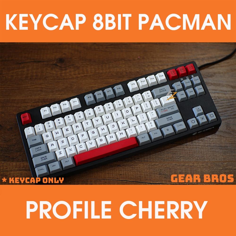 Keycap cho bàn phím Pacman 8Bit Thick PBT Cherry Profile 114 Phím