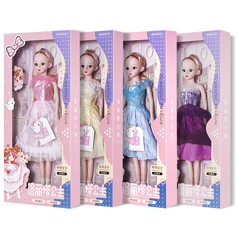 Búp bê barbie 60cm công chúa elsa đồ chơi cho bé gái 2 3 4 5 tuổi có hộp đẹp, quà tặng sinh nhật cho bé