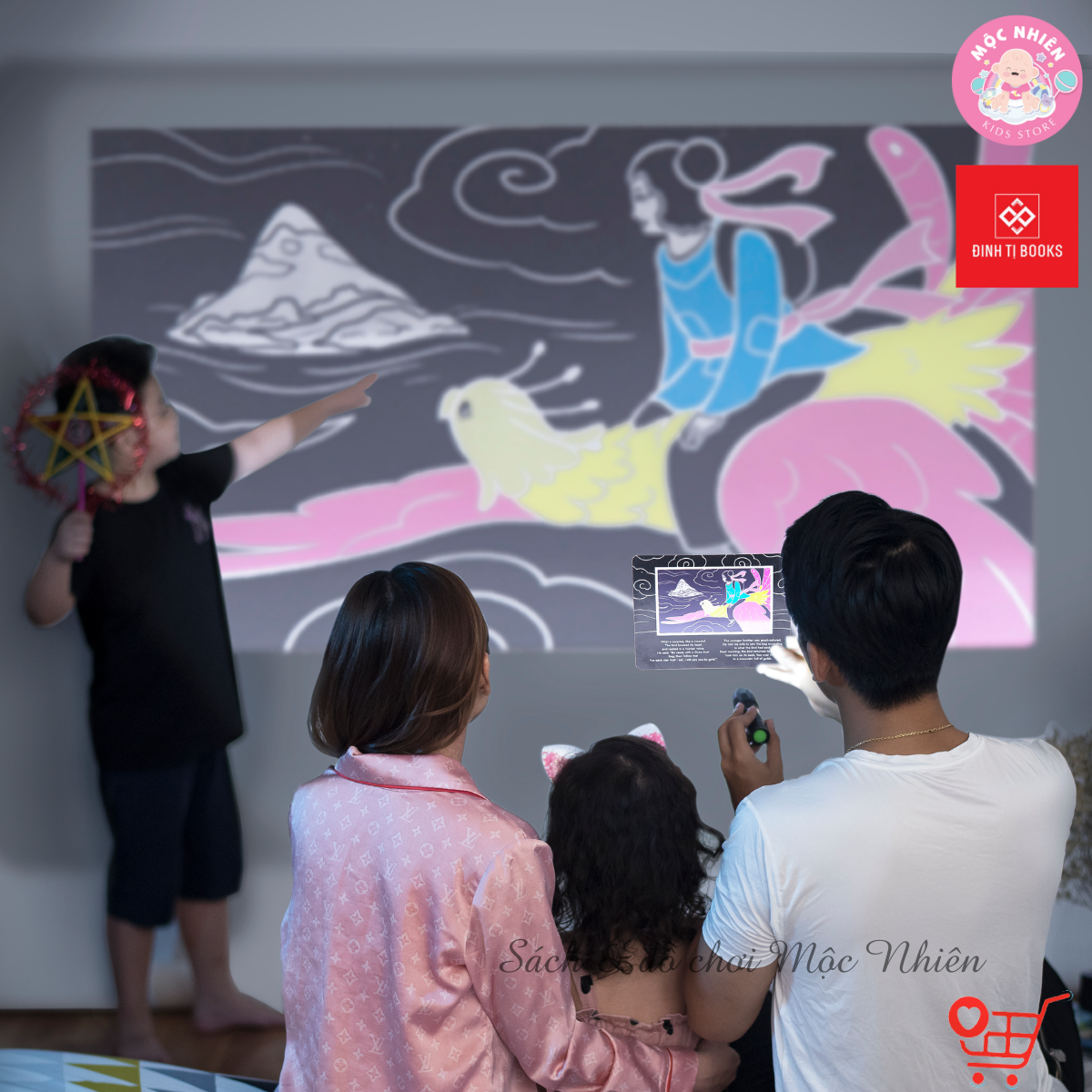 Sách Đinh Tị - Sách Chiếu Bóng Thần Kỳ Phiên Bản Đặc Biệt Có Màu (Nhiều chủ đề)