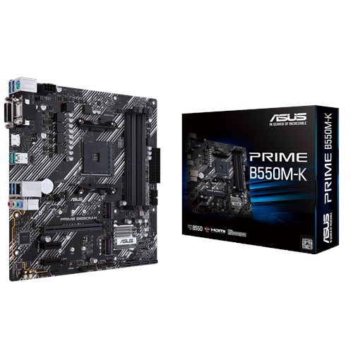 Bo mạch chủ AMD Mainboard ASUS PRIME B550M-K AM4 - Hàng Chính Hãng