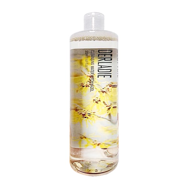 Nước Tẩy Trang Derladie Cleansing Water Witch Hazel 500ml + Tặng kèm 1 mặt nạ sủi bọt thải độc da S:um 37 Đen