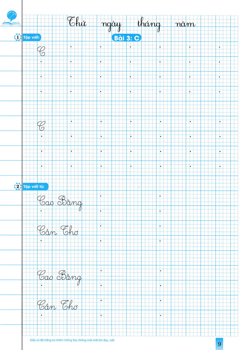Vở Tập Viết Lớp 3 Toàn Tập  - HA