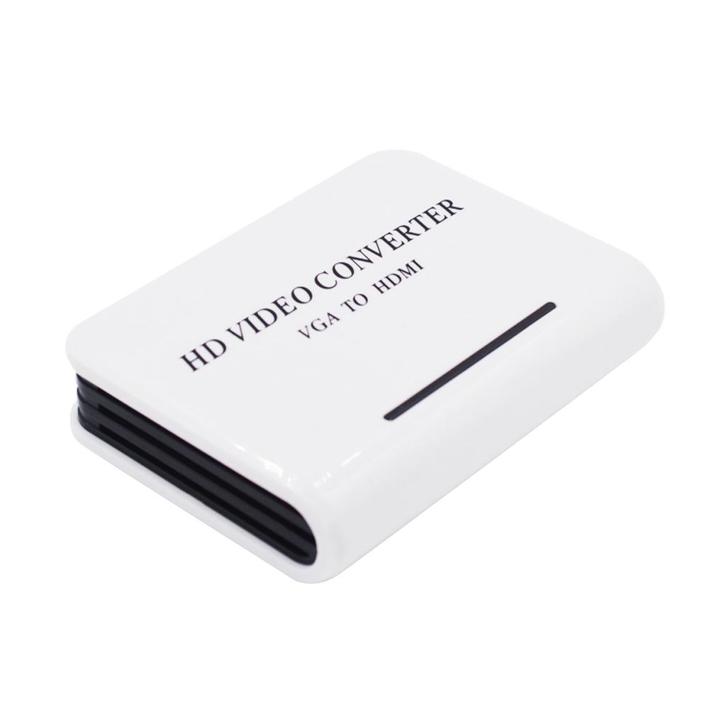 VGA to 1080P Full HDTV Video Converter Adapter Box for PC HDTV US
