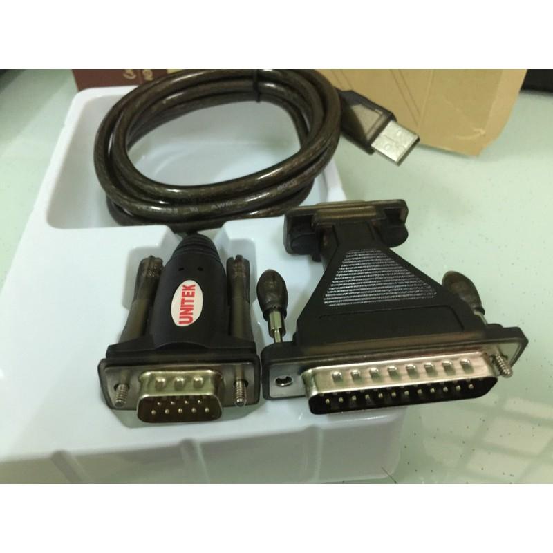 Cáp USB 2.0 To COM 9+đổi Com 25 Unitek - HÀNG CHÍNH HÃNG