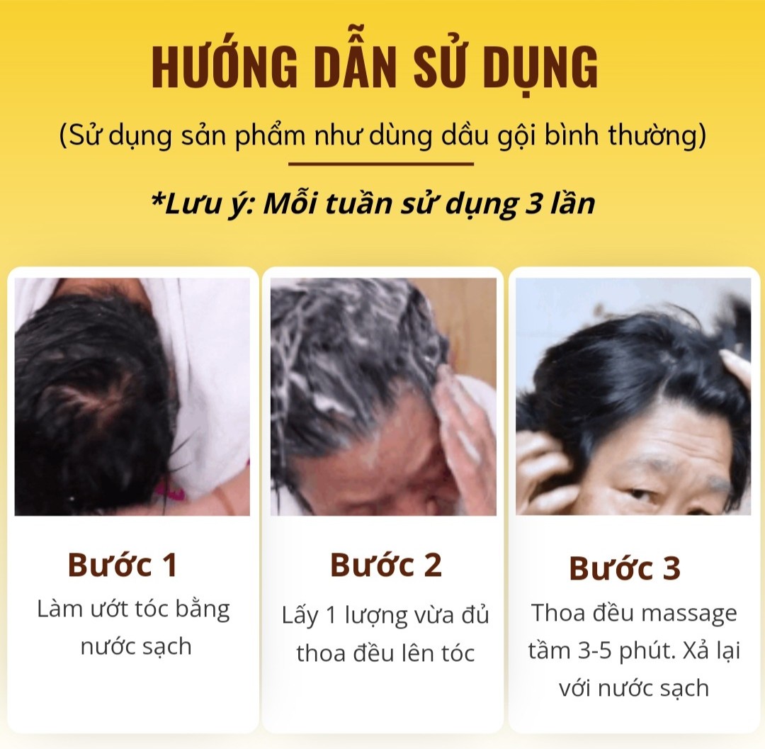 Dầu Gội Cao phủ bạc linh chi đen 300ml dầu gội phủ bạc linh chi đen phủ đen mái tóc nuôi dưỡng tóc đen khỏe bóng mượt