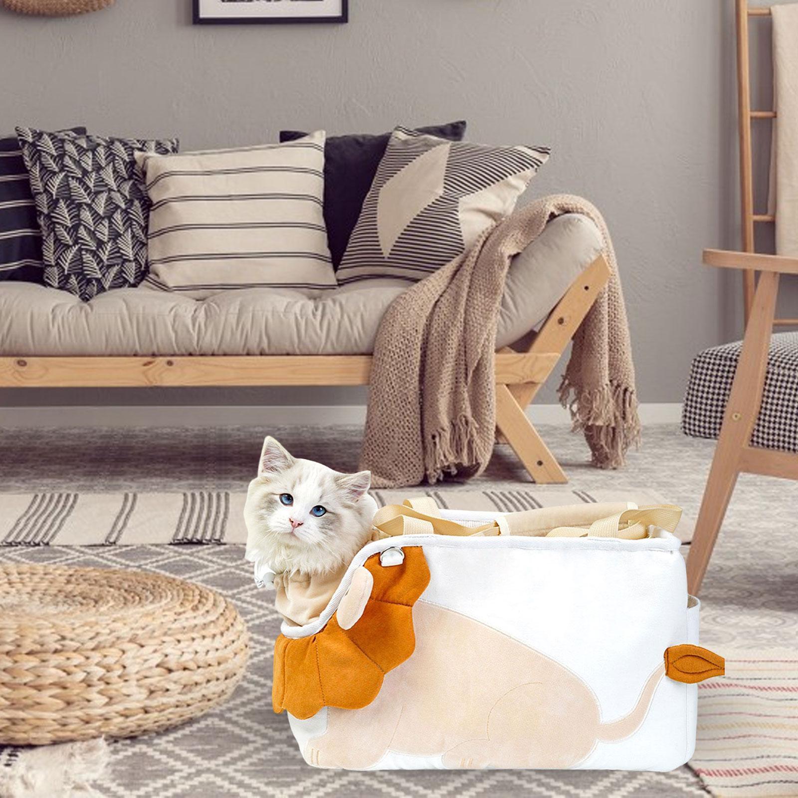 Pet Cat Shoulder Bag Pouch Hand Tote Cat Carrier Pattern Travel