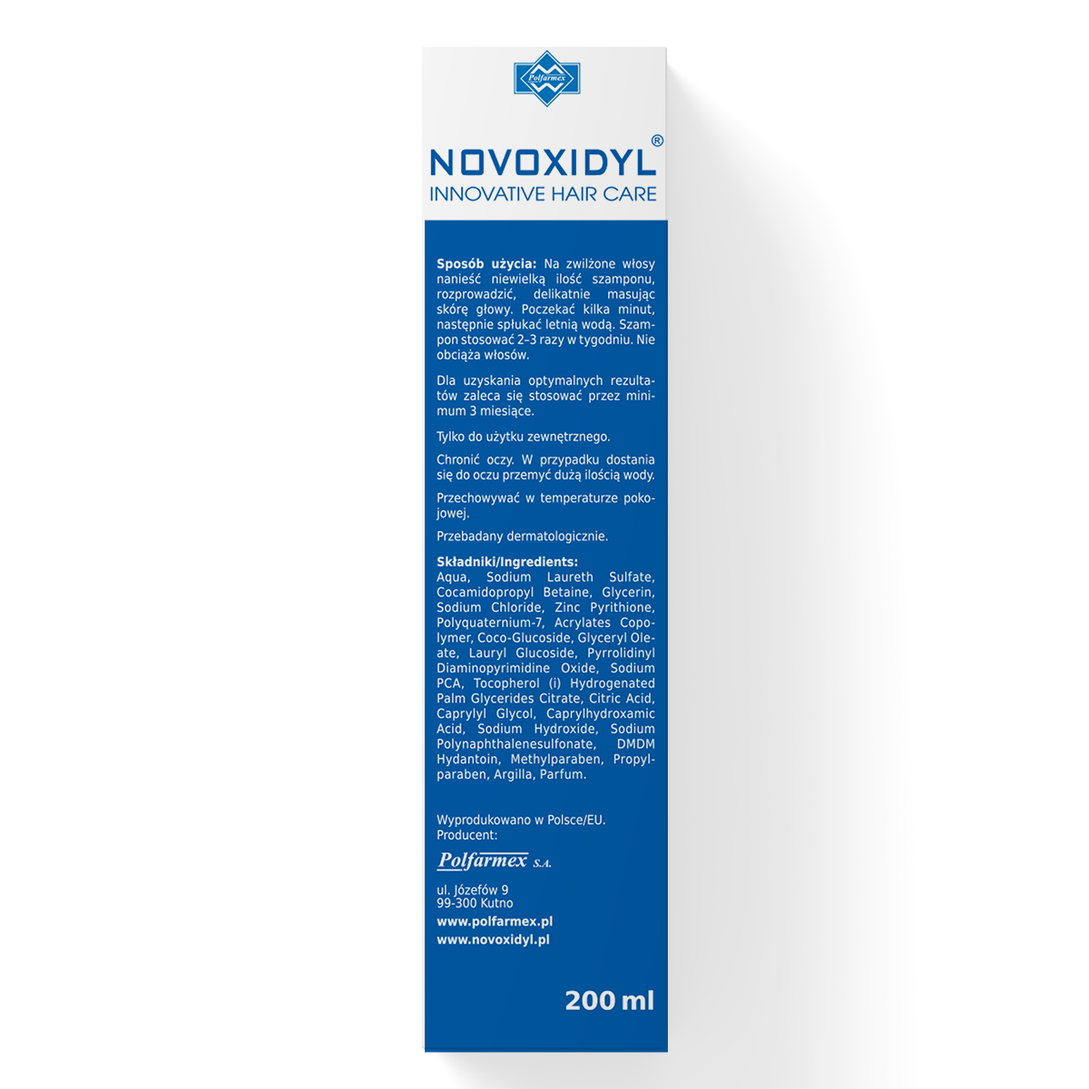 Dầu gội Y Tế Novoxidyl ngăn ngừa rụng tóc, thúc đẩy mọc tóc nhanh chai 200ml