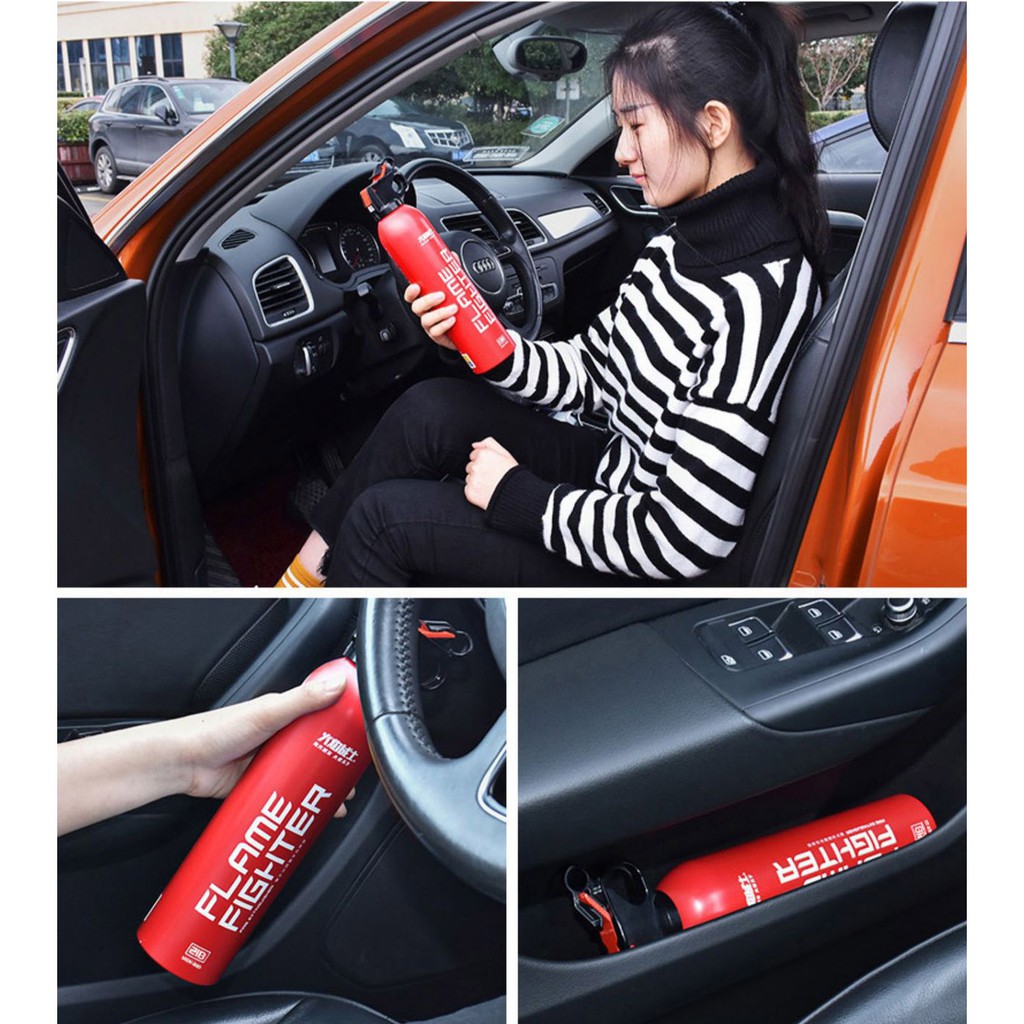 Bình cứu hoả mini để trong xe ô tô, xe tải, xe máy - Bình chữa cháy khẩn cấp để trên xe, dùng trong gia đình.