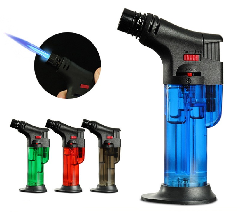 Vỏ Hột Quẹt Bật Lửa Khò 1 Tia cực mạnh Để Bàn QL001 Thiết Kế Đẹp Độc Lạ Lửa Khò Mạnh Mẽ Nhiều Màu - Dùng Gas Cao Cấp