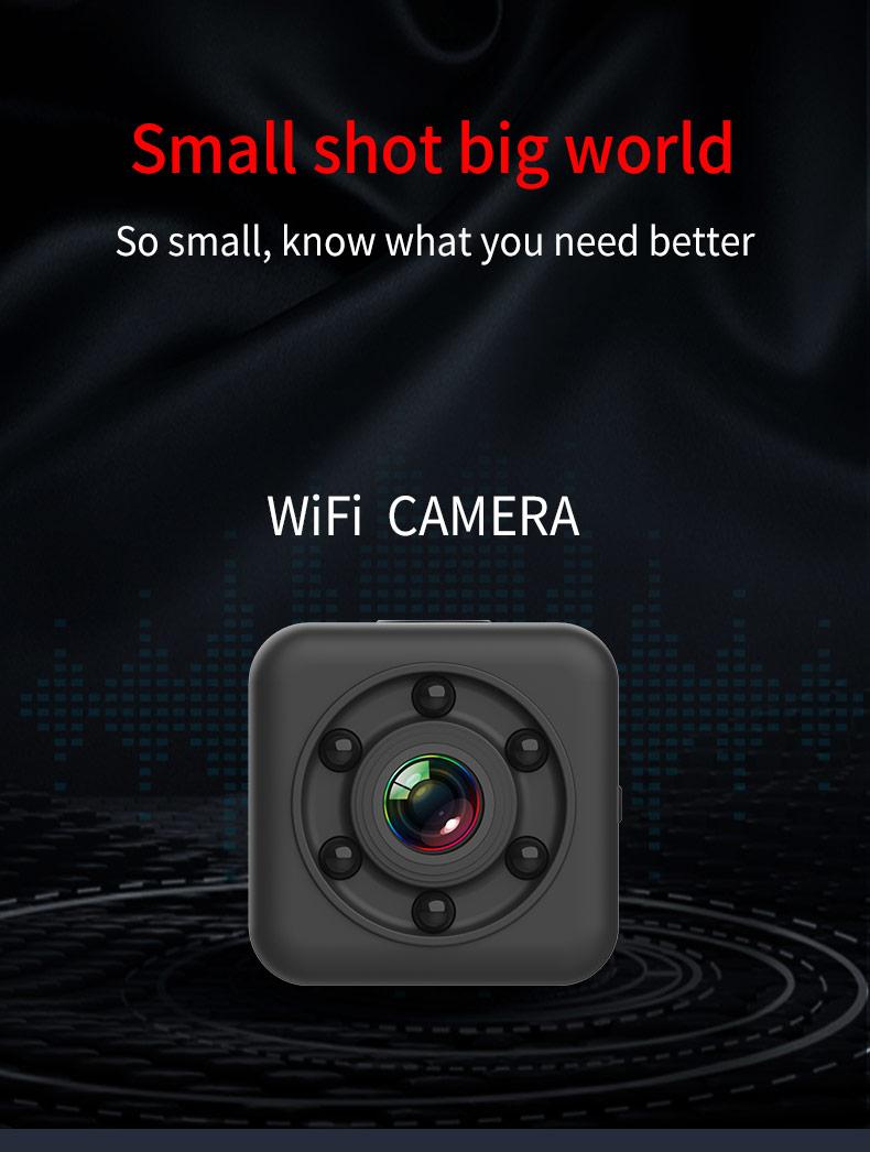 Camera VGA Mini Sport với Vision Night và hộp chống thấm nước.
