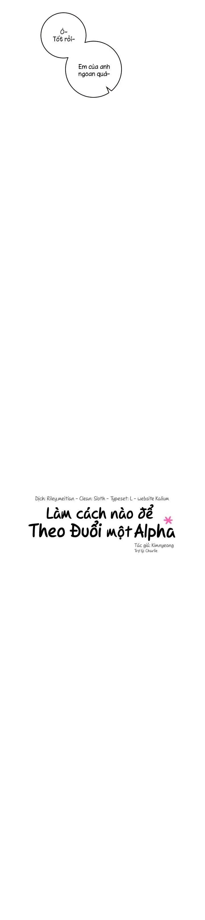 làm cách nào để theo đuổi một alpha? chapter 61 6