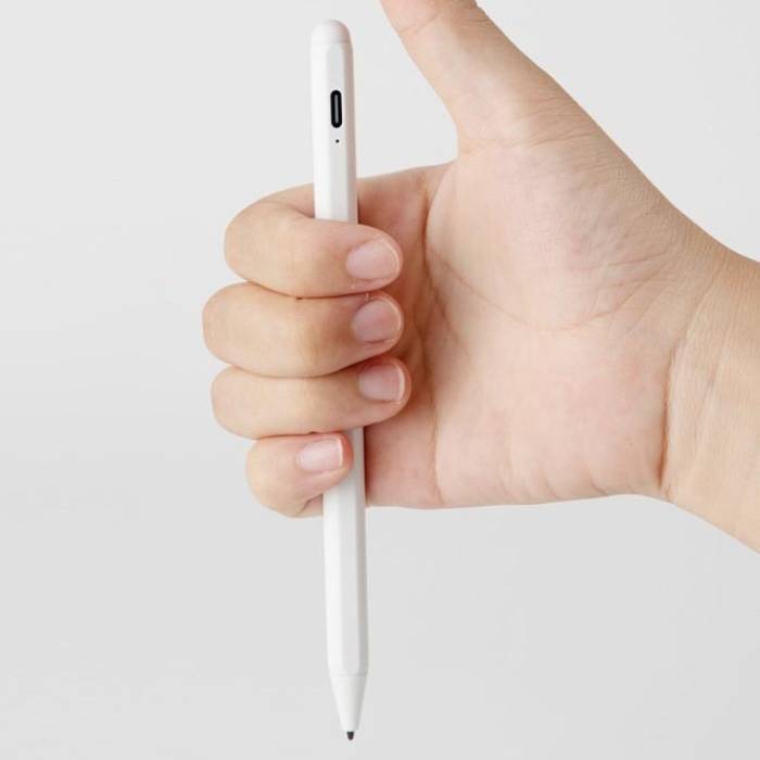Bút cảm ứng stylus thông minh đầu bút 1.4mm siêu mịn mượt hiệu WIWU Pencil X cảm ứng điện dung cho iPad trang bị thời lượng pin cao - Hàng nhập khẩu