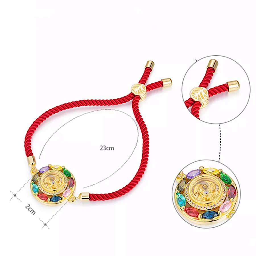 VÒNG TAY CHUYỂN VẬN PHONG SINH THUỶ KHỞI CỐI XAY GIÓ VÀ DÂY ĐỎ