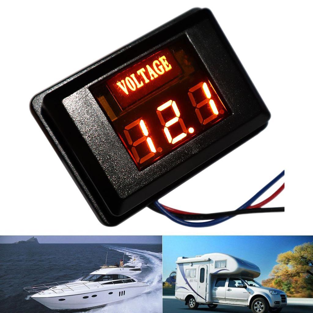 12V Voltage Tester Gauge for Car Motorbike High Performance