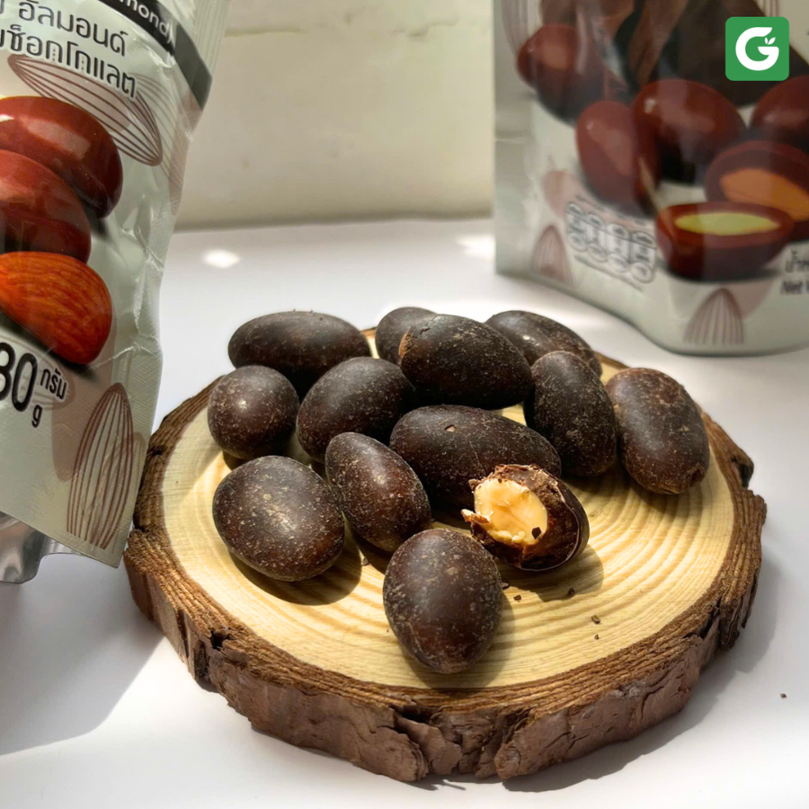 Sô Cô La Hạnh Nhân ALMO – Giòn Rụm, Thơm Ngon – Gói 30g [Hàng Thái Lan