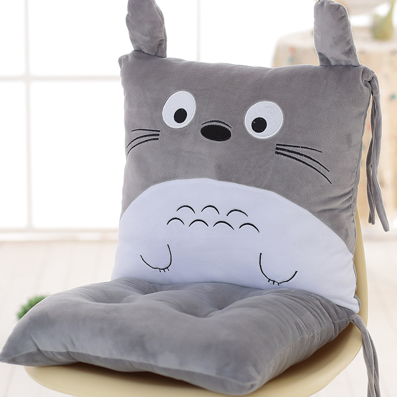 Gối Tựa Lưng Đệm Lót Ghế Gối Ôm Đa Năng Hình Totoro 40x40x40cm