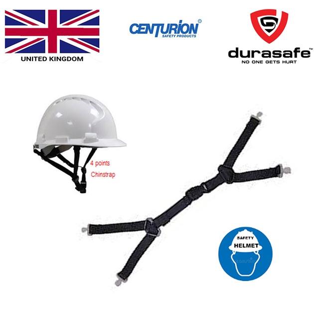 Bộ nón bảo hộ kèm dây quai nón 4 điểm màu đỏ CENTURION Concept Ratchet Helmet Red S08CRRF