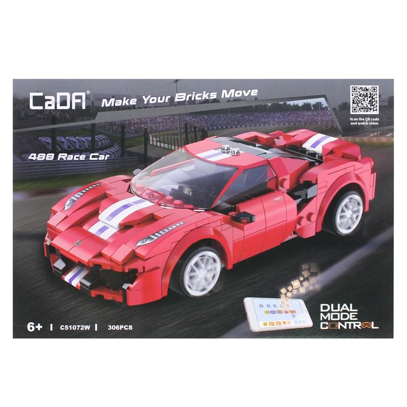 Đồ Chơi Lắp Ráp Xe Điều Khiển 488 Race Car - CaDA C51072W