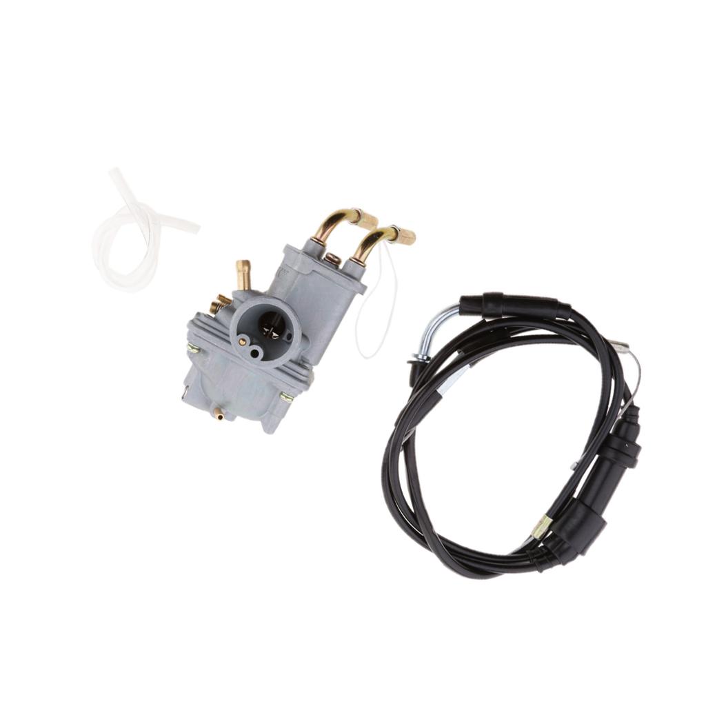 Carburetor Carb + Throttle Choke Cable for PW50 PY50 1981 1982 83-02