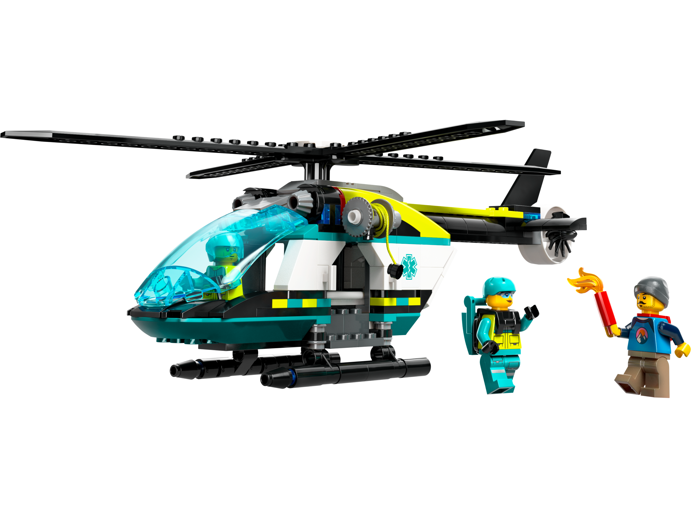 Đồ Chơi Lắp Ráp Trực Thăng Cấp Cứu Chuyên Dụng - Emergency Rescue Helicopter - Lego City 60405 (226 Mảnh Ghép)