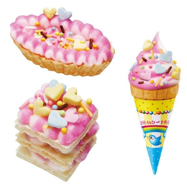 Popin Cookin làm kem Strawberry Icecream và bánh Fun Cake