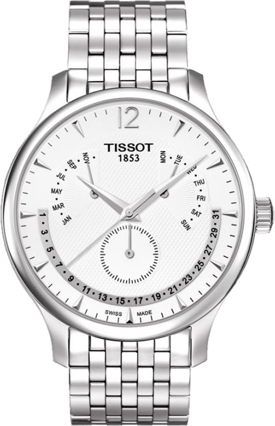 Đồng Hồ Nam Dây Thép Không Gỉ Tissot T063.637.11.037.00 (42mm) - Trắng