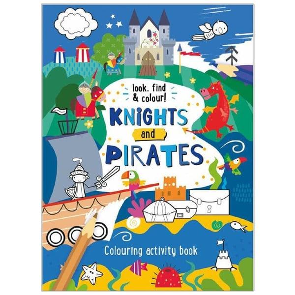 Sách LOOK FIND & COLOUR KNIGHTS AND PIRATES