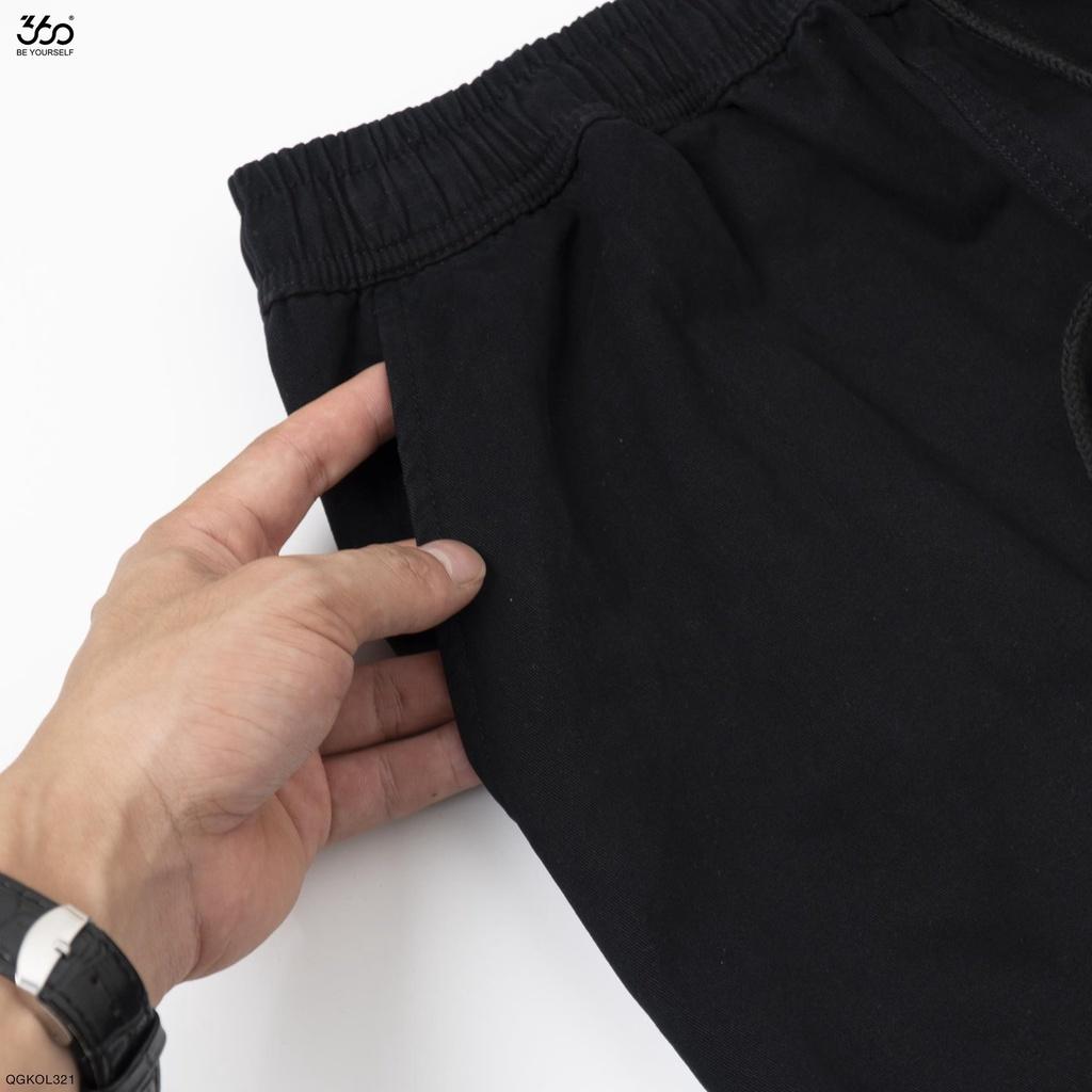 Quần jogger nam chất liệu kaki trẻ trung thương hiệu 360 Boutique quần vải nam cạp chun cao cấp - QGKOL321