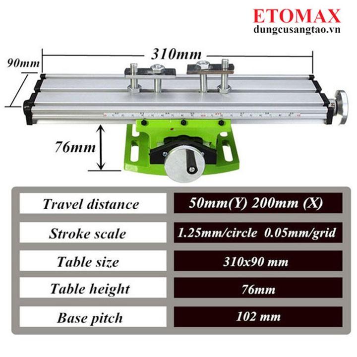 Ê tô bàn trượt hai chiều XY miniQ