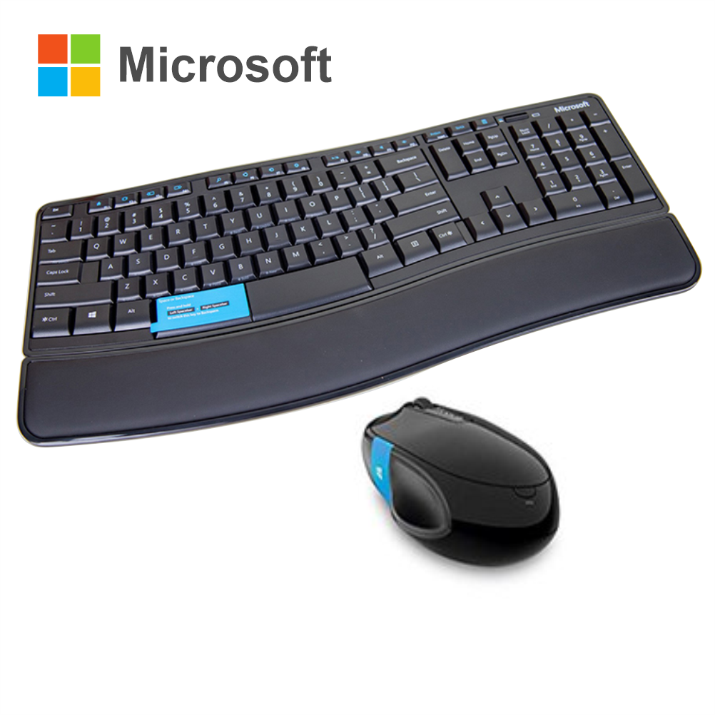 Bộ Bàn Phím Và Chuột Không Dây Wireless Microsoft Sculpt Comfort - Hàng Chính Hãng