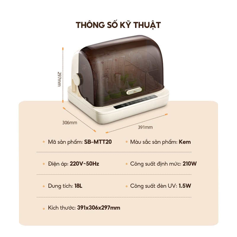 Máy sấy tiệt trùng Bear SB-MTT20
