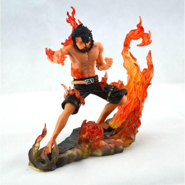 Mô Hình One Piece Thời khắc sinh tử Luffy Ace cạnh nhau 18cm