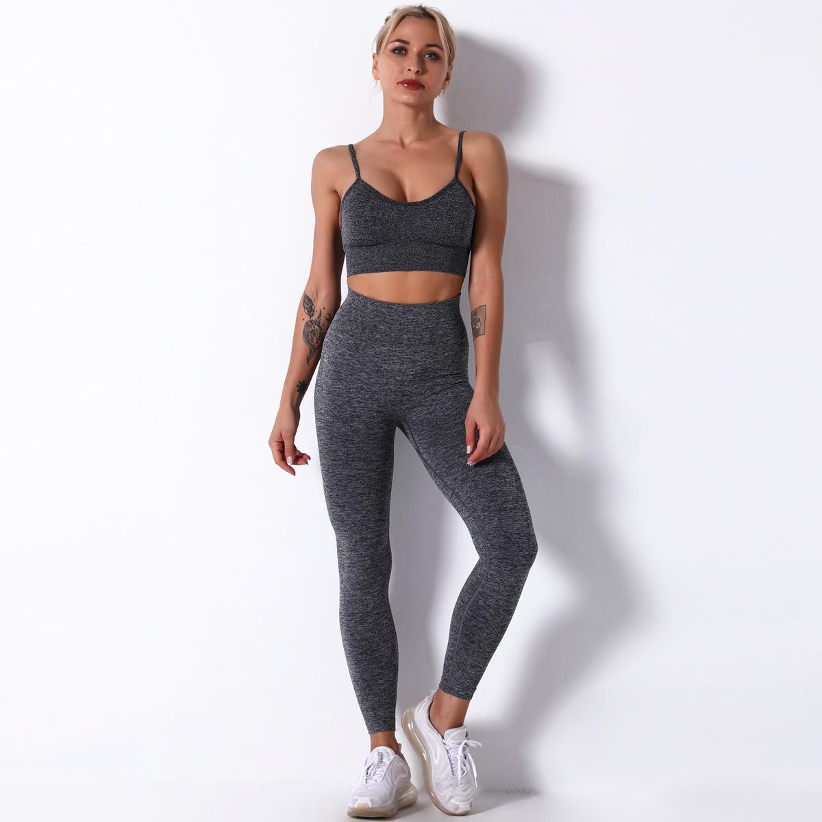 Đầm Nữ Tập Yoga Cao Cấp Quần Tập Yoga Chạy Áo Ngực Thể Thao Áo Thun Tập Luyện Quần Set Đồ Thể Thao Jogger Trang Phục 122368WZA
