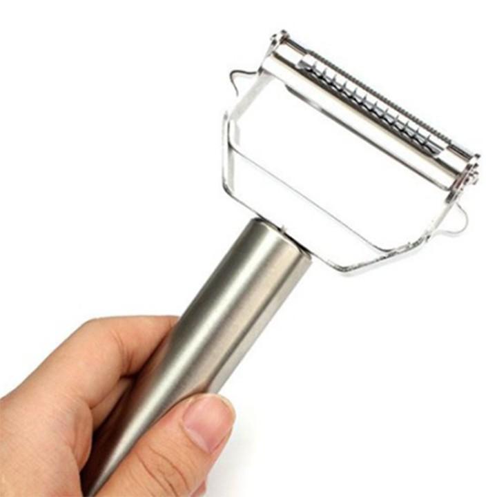 Dao bào inox đa năng 2 lưỡi - double Peeler 18 x 8.2cm