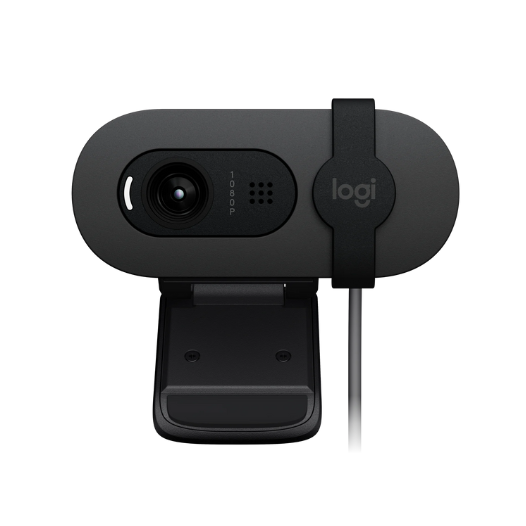 Webcam Logitech Brio 100 Full HD 1080p - Hàng Chính Hãng