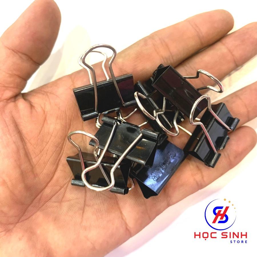 Hộp 12 Cái Kẹp Bướm 15mm Màu Đen Gstar Size nhỏ Chất lượng cao