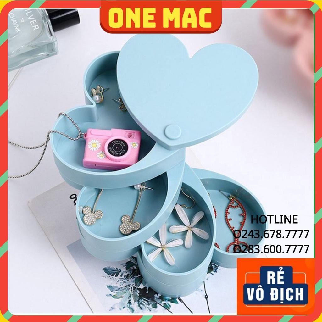 ️Hộp Đựng Trang Sức Nhiều Ngăn Mini 2 Tầng 3 Tầng 4 Tầng Nhựa ABS an toàn giá rẻ để bàn tiện lợi