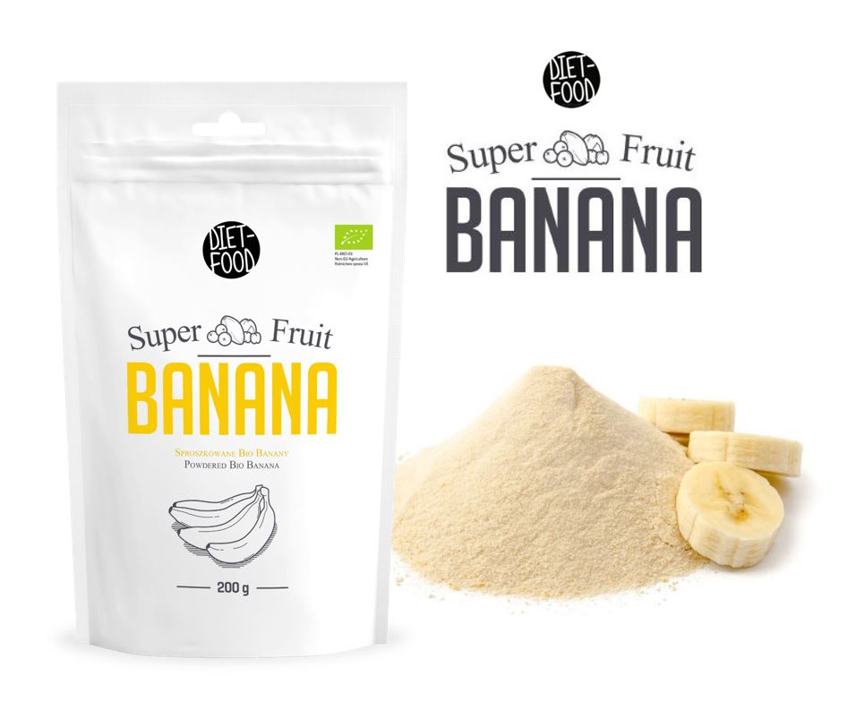 Bột Quả chuối hữu cơ 200g Diet Food Organic Banana Powder