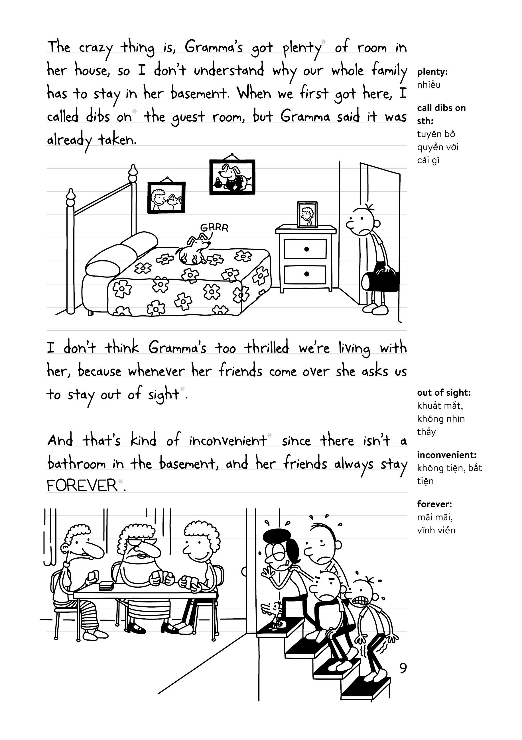 Nhật Ký Chú Bé Nhút Nhát - Tập 15: The Deep End - Cái Kết Khó Lường (Song Ngữ Việt-Anh)