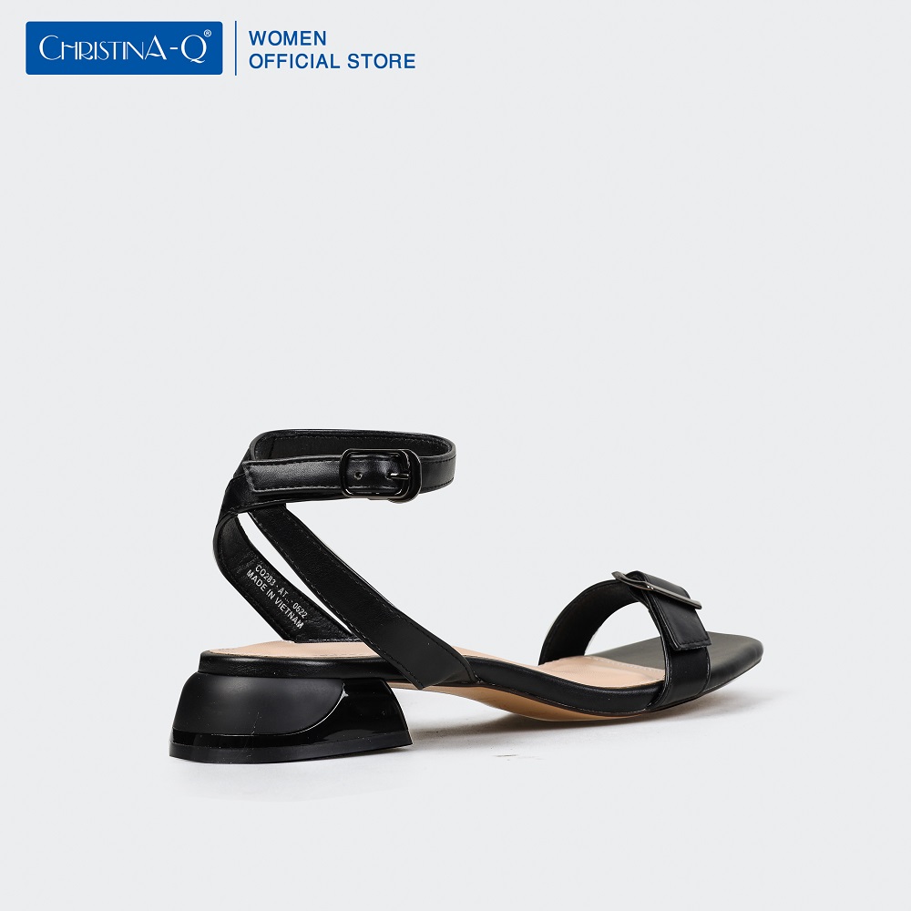 Giày Sandals Nữ Gót Trụ ChristinA-Q XDN284