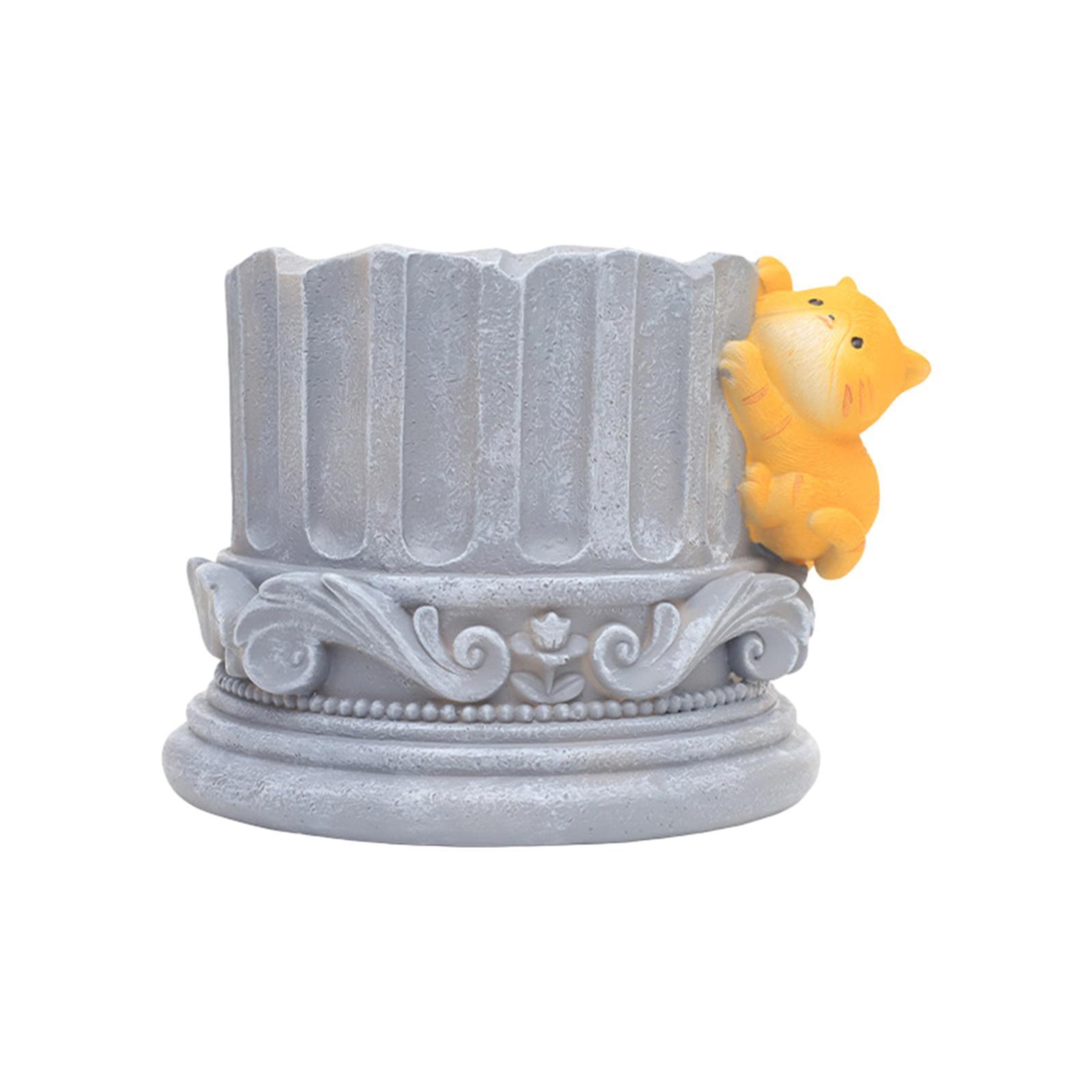 Cactus Planter Decorative Garden Container Desktop Ornament Flower Plant Pot