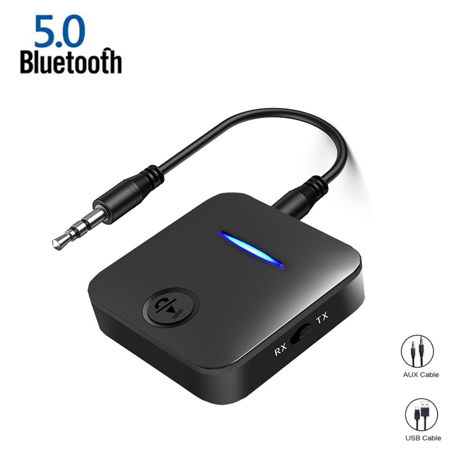 Bluetooth 5.0 Receiver Wireless Adapter with Mic 250mAh for TV