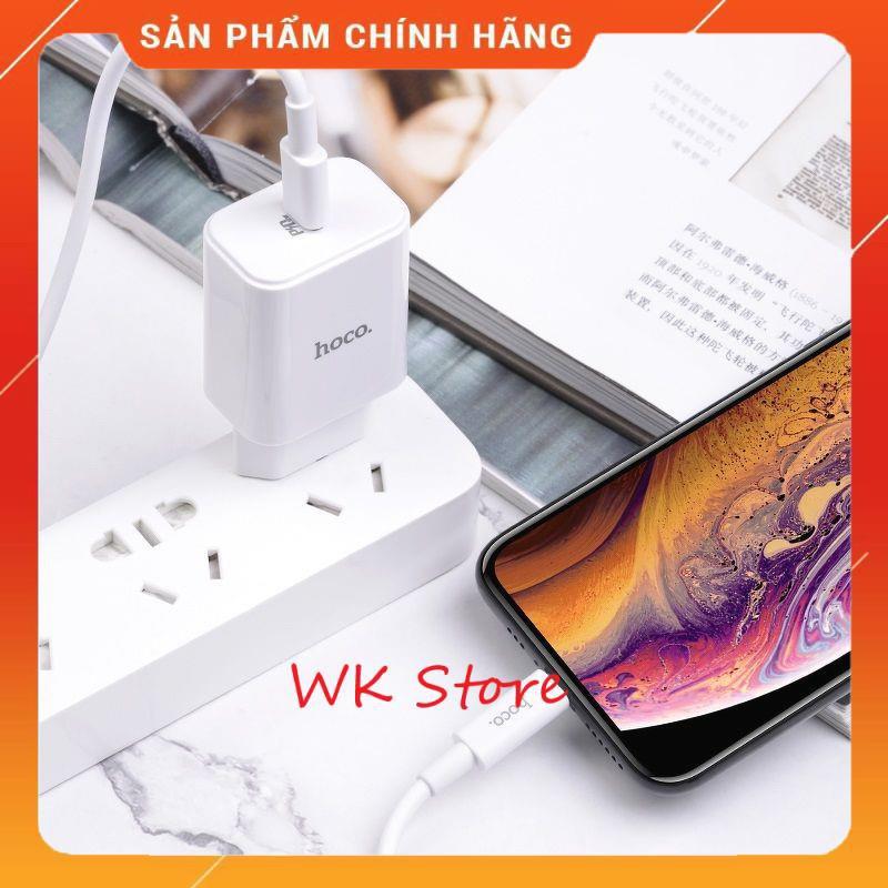 Bộ sạc nhanh cho Iphone Hoco C71A (hỗ trợ sạc nhanh 18w) hàng chính hãng