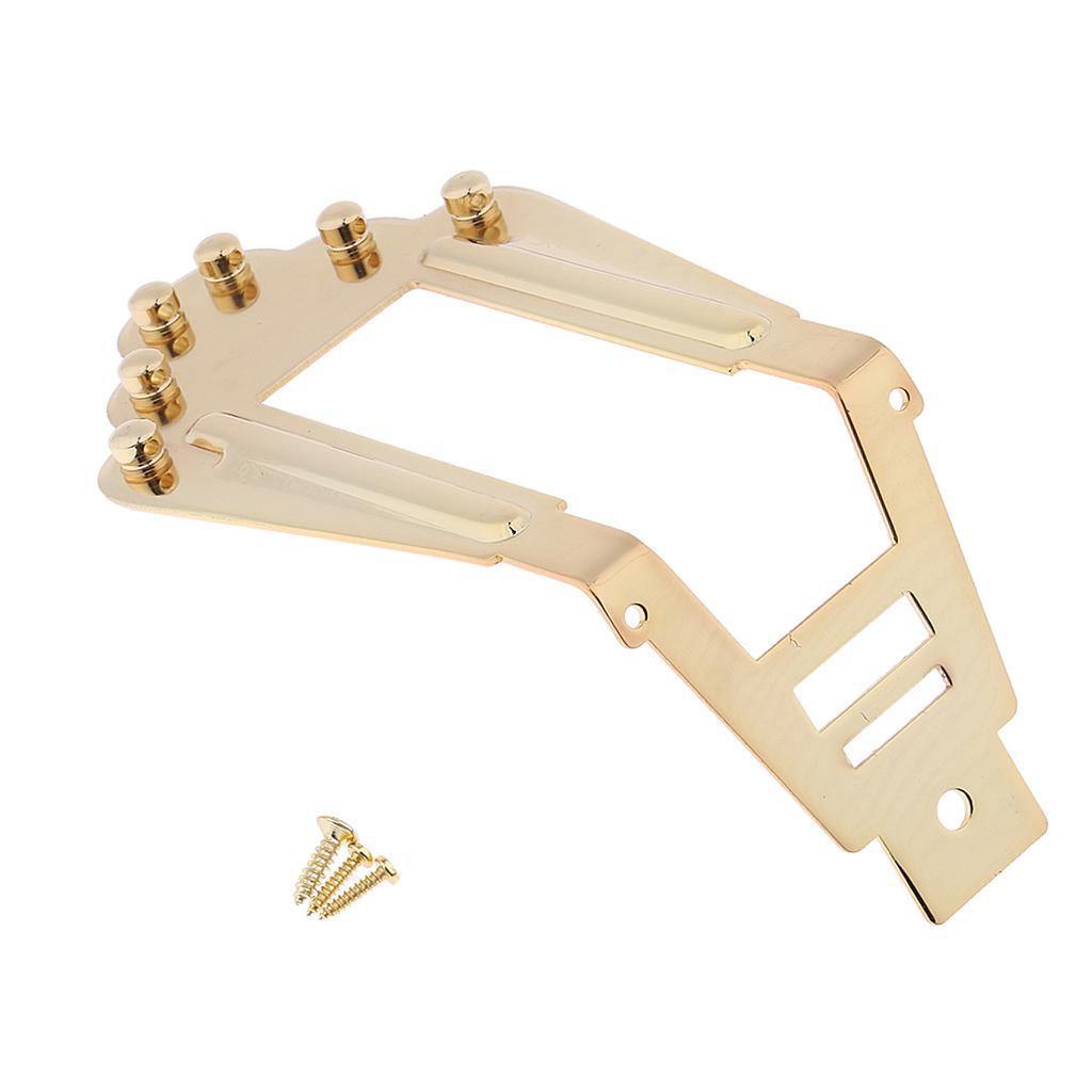 Metal  Guitar Tailpiece Bridge for Archtop Jazz Guitar Musical Parts