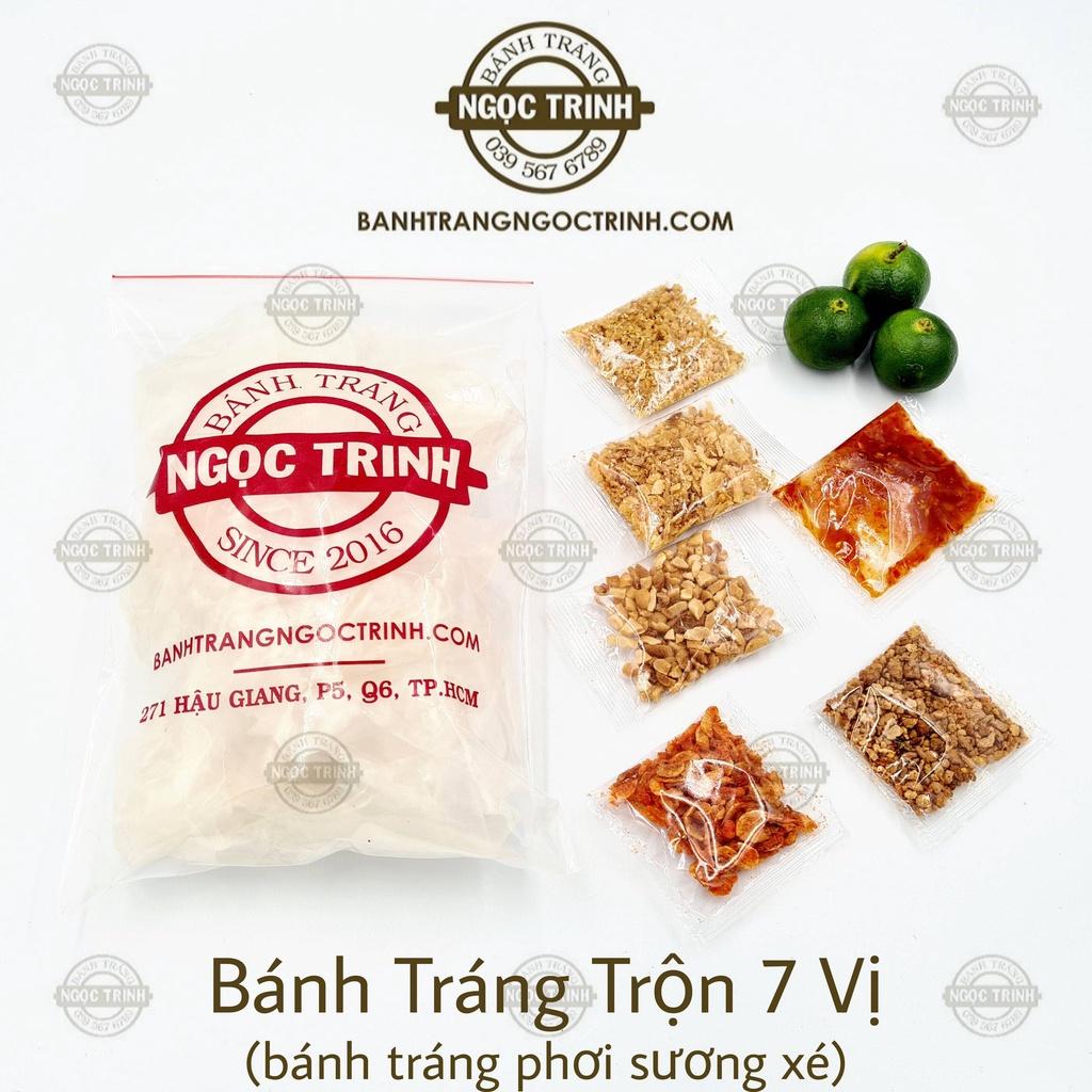 Bánh tráng trộn 7 vị (5 Túi) loại bánh tráng phơi sương bánh tráng Ngọc Trinh