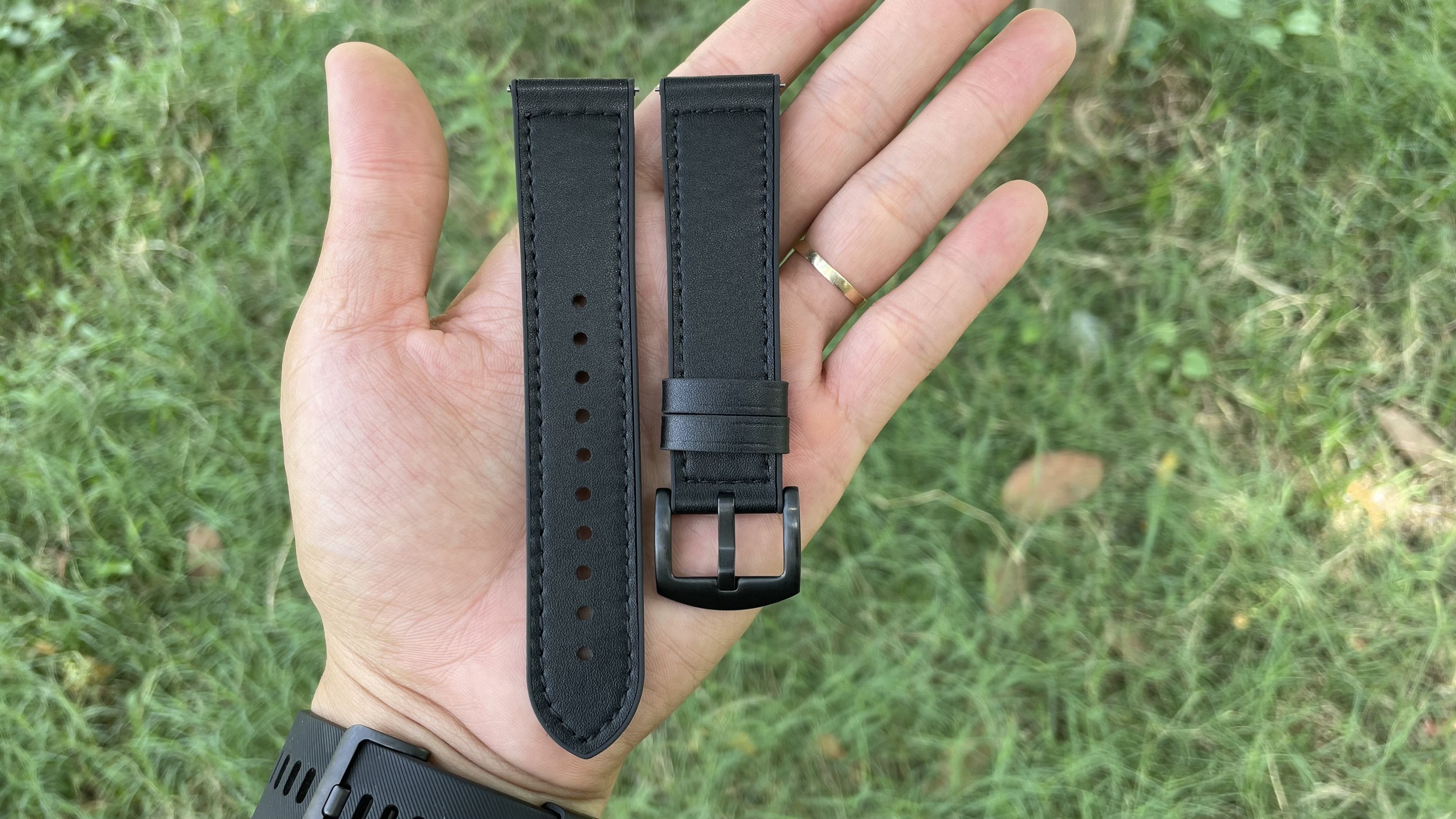 Dây da Hybrid CAO CẤP 22mm kèm chốt thông minh cho đồng hồ thông minh