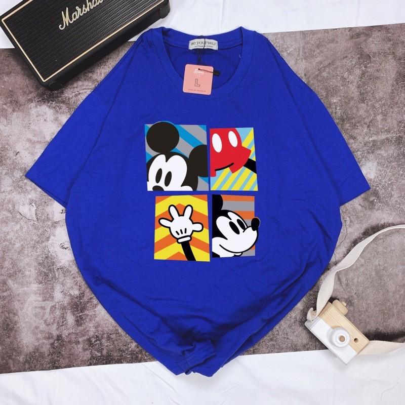Áo Thun Tay Ngắn UNISEX MICKEY - Hình chụp thật